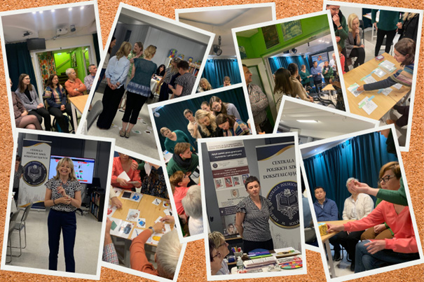 Autorki Polski jest cool - p. Marzena Porębska i p. Ewa Piotrowska-Rola często prowadzą warsztaty metodyczne dla nauczycieli języka polskiego jako obcego