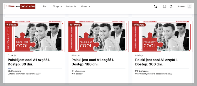 Warianty wyboru okresu subskrypcji