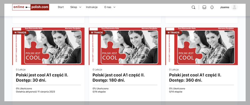 Warianty wyboru okresu subskrypcji