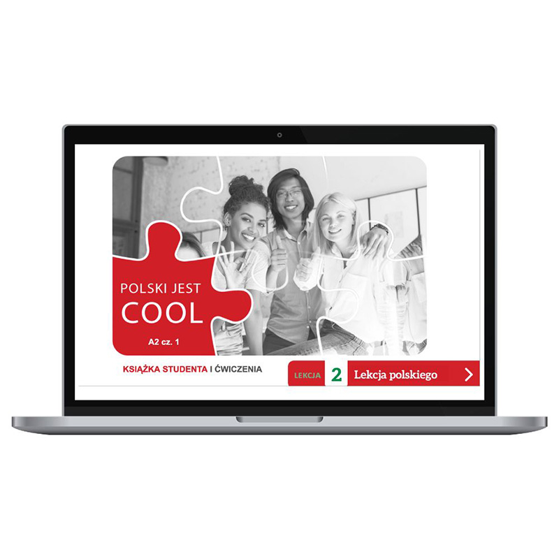 Polski jest cool A2/część I - książka studenta i ćwiczenia +CD MP3 - okładka